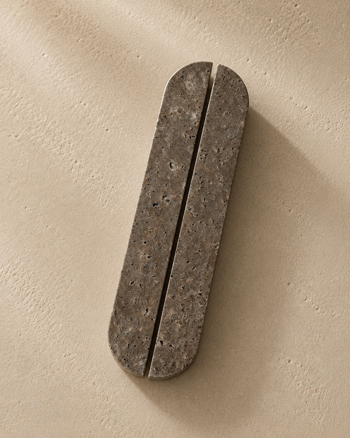 32cm Silver Travertine